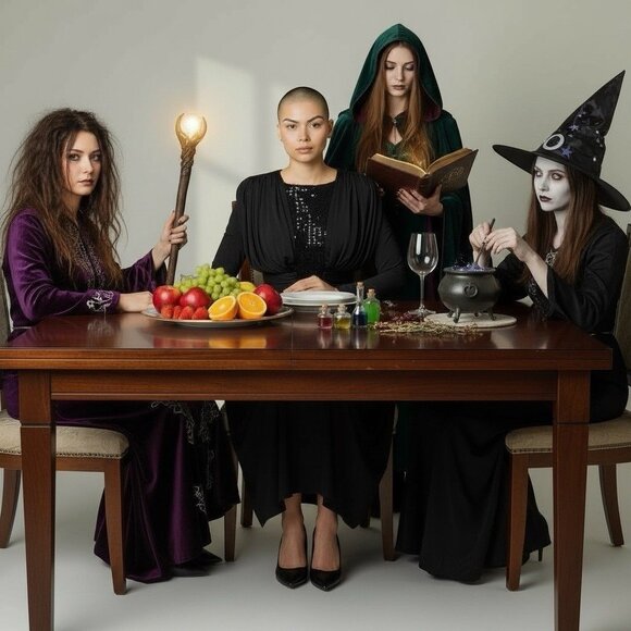 Vintage 1980s Claraluna Originals Dress Sz Small Black Coffin Pleat Vamp Disco - Picture 13 of 13